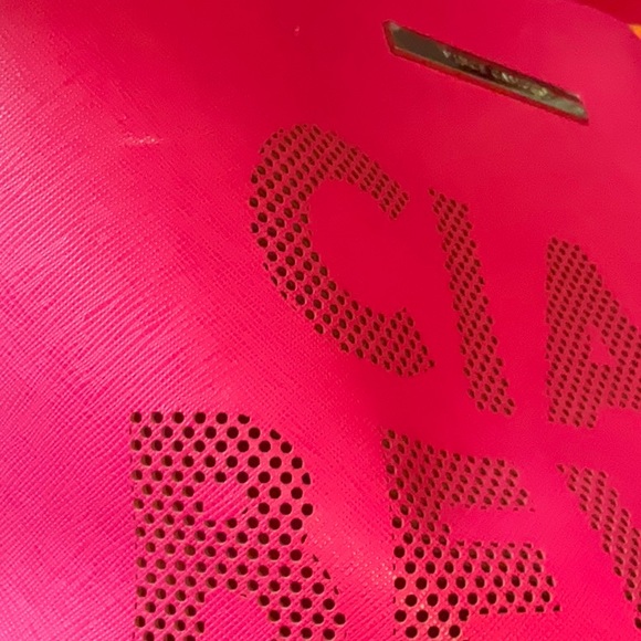 Awesome bright pink Vince Camuto ciao Bella tote - Picture 8 of 10